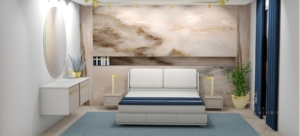 Projekt sypialni, aranżacje wnętrz