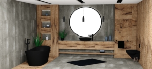 Aranżacja łazienki Projektant wnetrz Jolanta Broda - lebioda