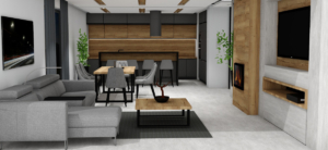 Broda Lebioda Projektowanie wnętrz online w całej Polsce. 3 warianty projektów: minimalny, standardowy, kompleksowy. Projektowanie w różnych stylach - klasycznym, nowoczesnym, minimalistycznym, glamour. 69