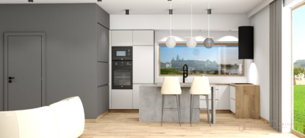 Aranżacje wnętrz, wizualizacje wnętrz, projekt kuchni - Jolanta Broda-Lebioda