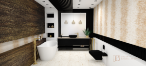Wizualizacja łazienki, projektant wnętrz Jolanta Broda-lebioda