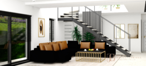 Aranżacje wnętrz. wizualizacja salonu, studio projektowe Jolanta Broda-Lebioda