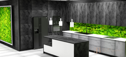 Projekt nowoczesnego wnętrza w szarościach. Jolanta Broda-Lebioda